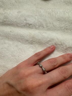 Pandora love pods silver ring